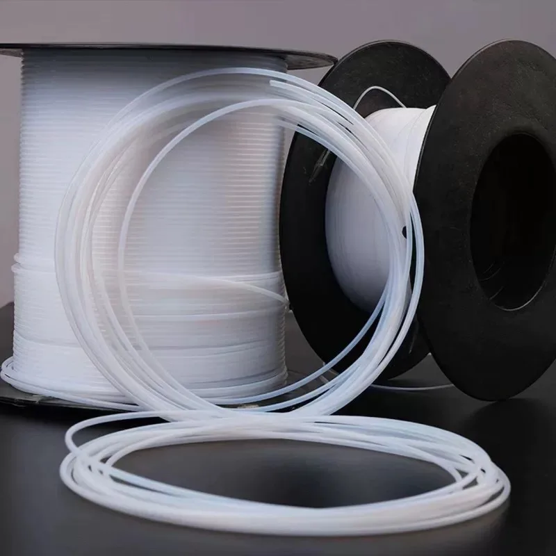 1mm 1.2mm 1.5mm 1.6mm Ptfe rod polytef bar tetrafluoroethylene wire perfluoroethylene spray cloth seal strip Ptfe rope ETFE line
