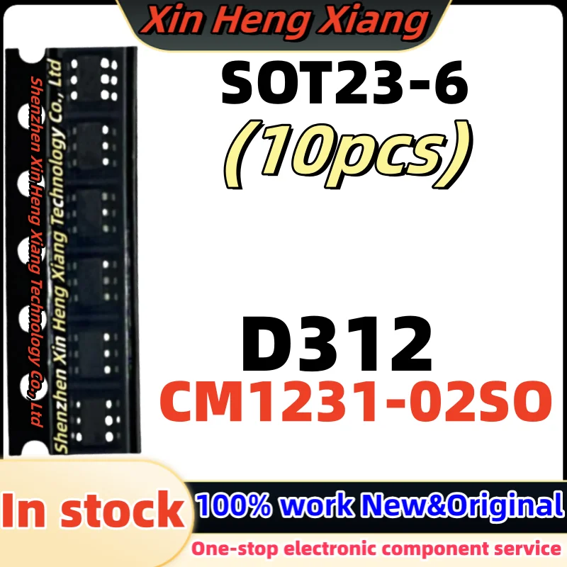 10 قطعة D312 CM1231-02SO sot23-6