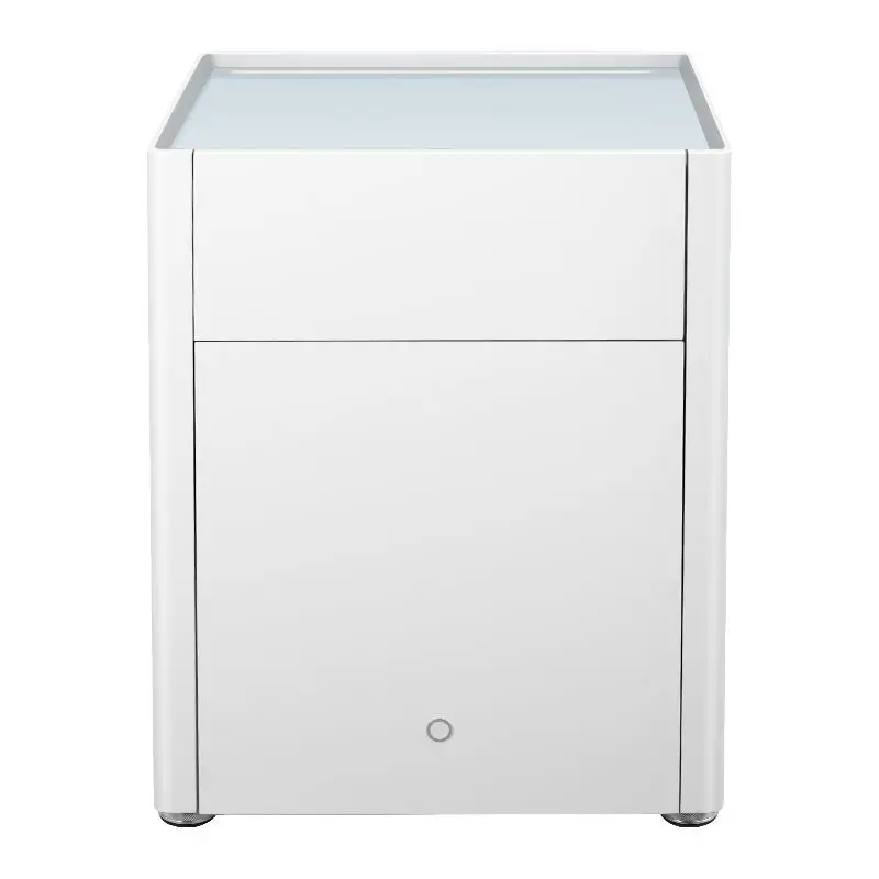 bedside safe, all-steel anti-pry, fingerprint password, advanced light luxury creativity, bedroom locker