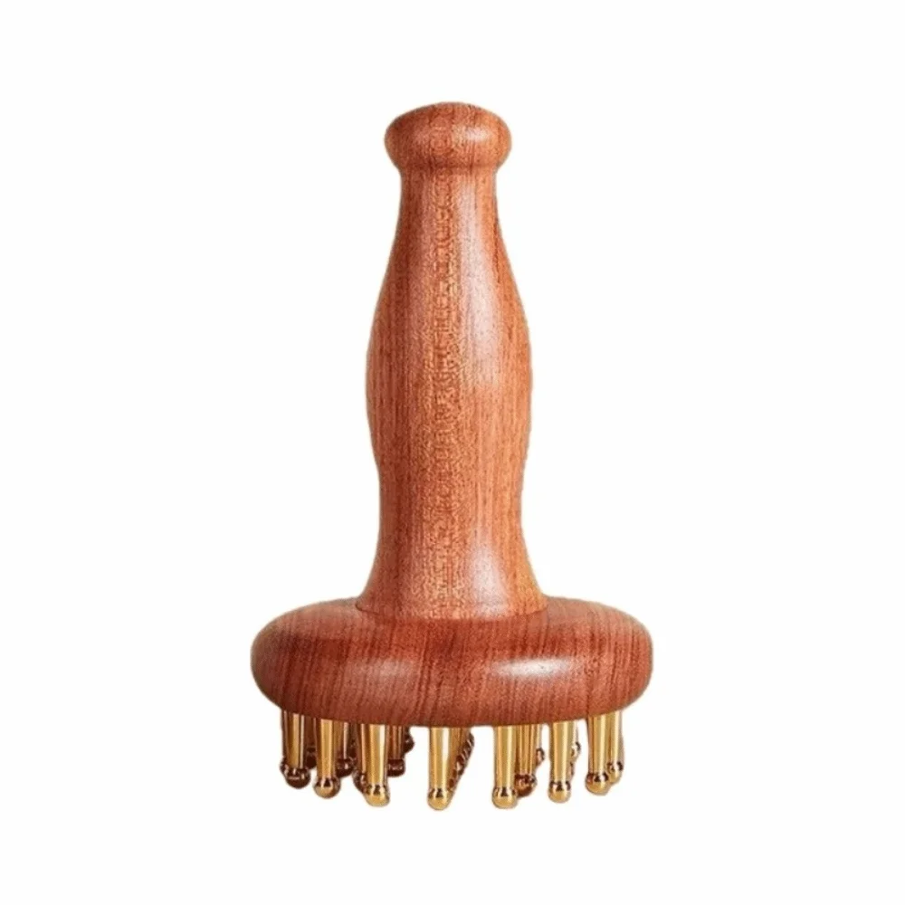 

Reduce Puffiness Brass Meridian Brush Natural Material Traditional Chicken-wing Wood Massager Scraping
