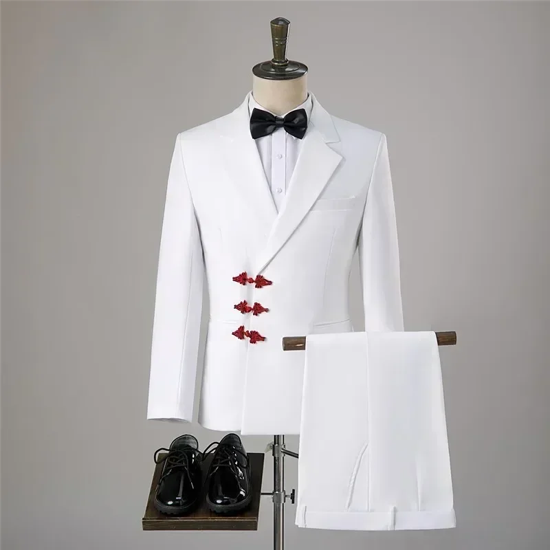 H383 Machine washable men's suit spring and autumn