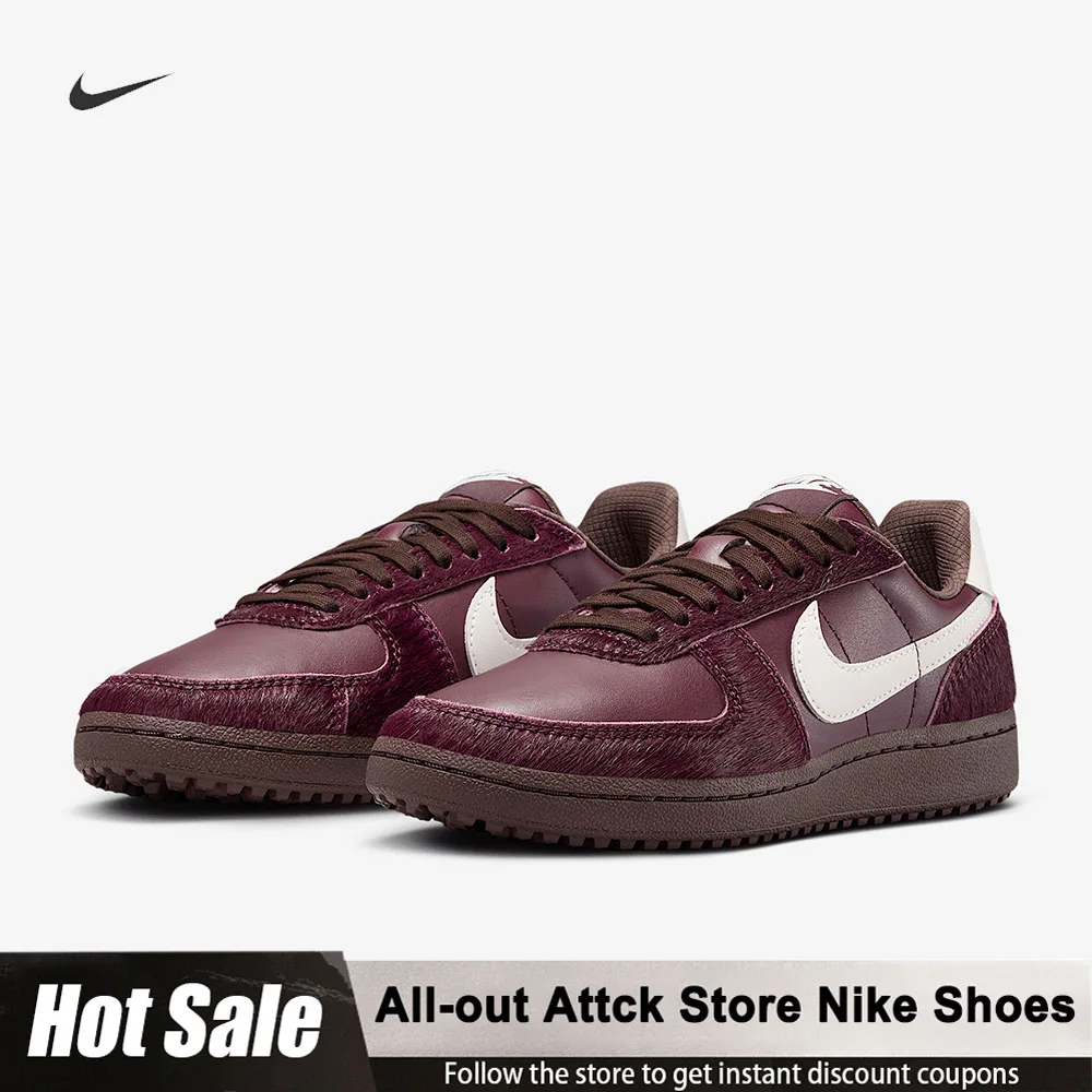 

Официальная женская легкая повседневная обувь Nike Authentic Field General 82, нескользящие низкие кроссовки на тонкой подошве IB2323-600