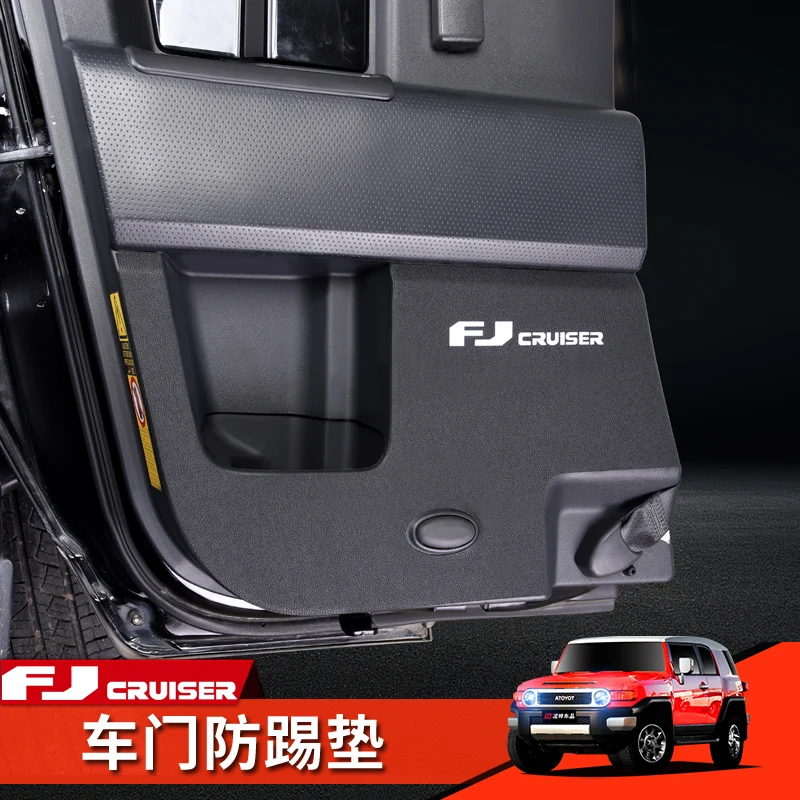 

Для Toyota Fj Cruiser кожаная наклейка на дверь автомобиля с защитой от ударов