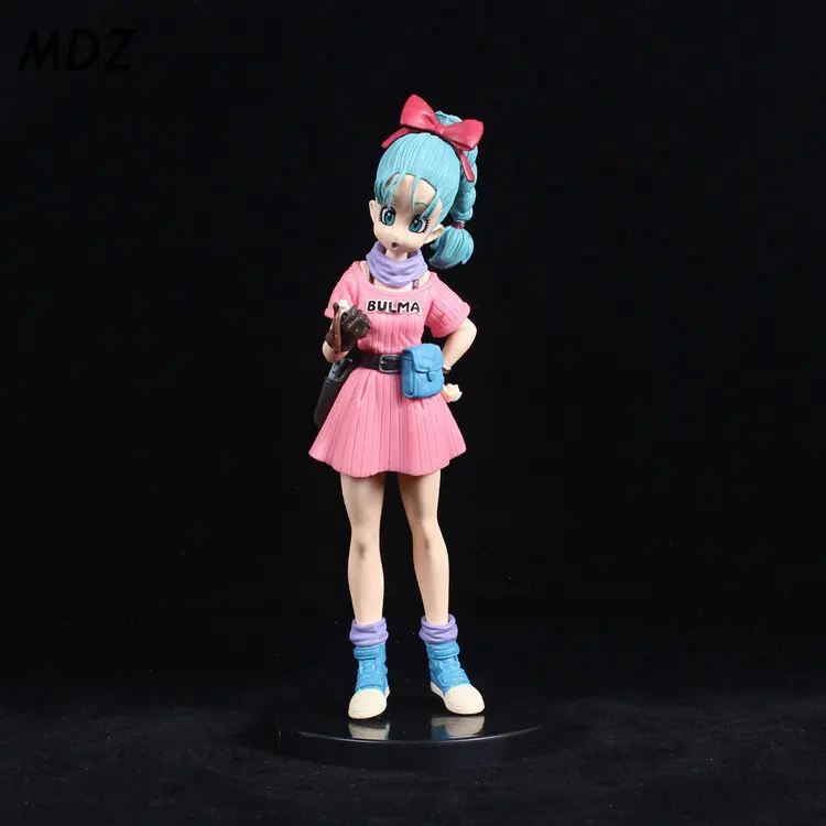 Dragon Ball 18CM Sexy Girl Bulma PVC Anime Figures Kawaii Bulma Action Figurine Model Collectible Statue Gift Toys for Children