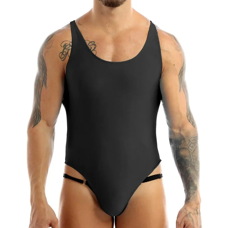 Men's Onesie Sexy Long-sleeved T-shirt With A Sense Of Design Tight Stretch Loungewear Men's