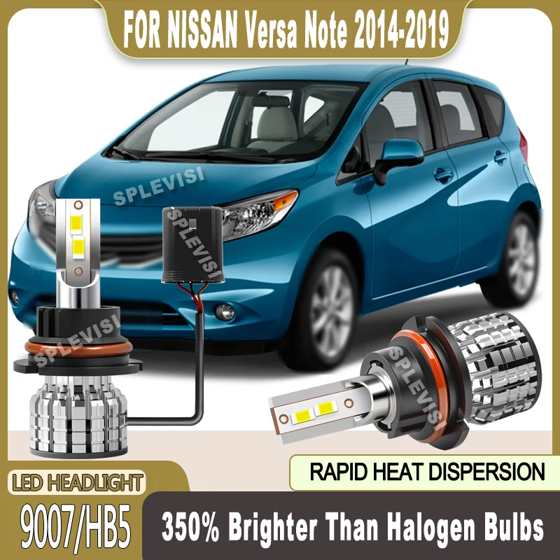 

Warranty excel in rapid and efficient heat dissipation 9007 LED Headlight For NISSAN Versa Note 2014 2015 2016 2017 2018 2019
