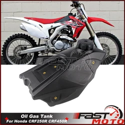Dirt Pit Bike Gas Oil Fuel Tank Cap For Honda CRF 450R 2013-2016 CRF 250R 14-17 Enudro Motocross Black Plastic Gas Tanks CRD450R