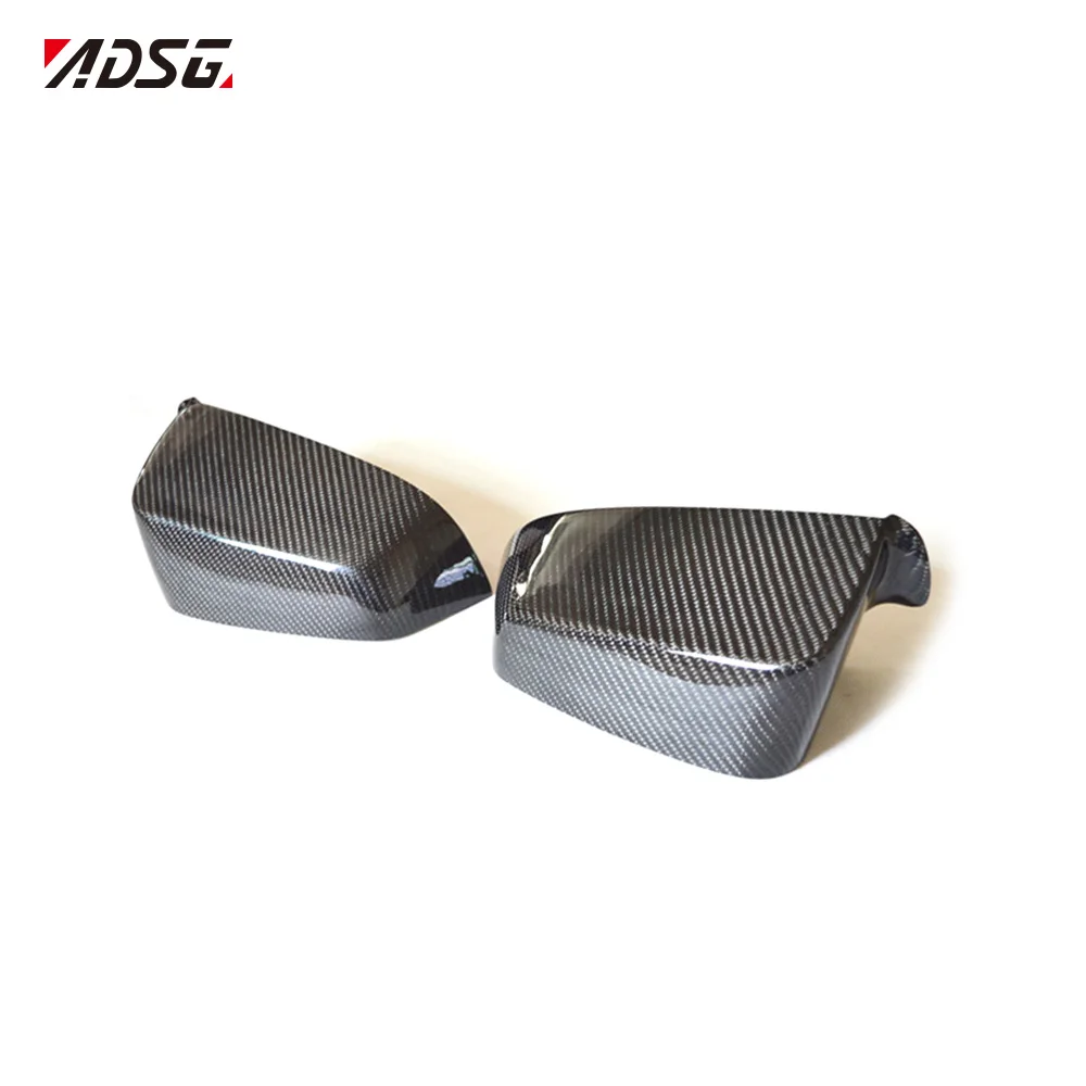 Car Carbon Fiber Side View Mirror Housing Covers Caps for BMW 5 Series E60 F07 Pre LCI 2007-2009