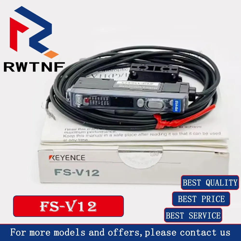 NPN fiber switch amplifier sensor FS-V12 KEYENCE, 100% original warehouse stock,Brand New Genuine