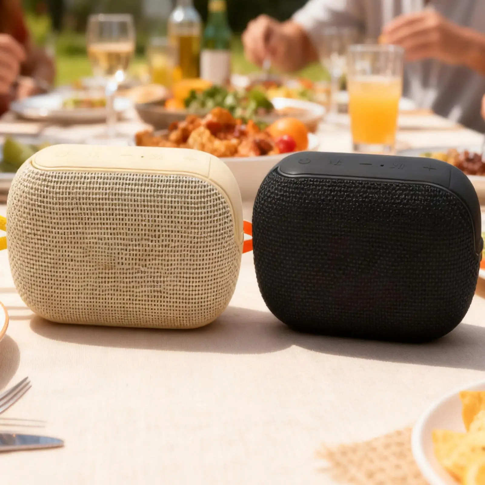 Haut-parleur extérieur étanche à l'eau et à la poussière, lecteur de musique Audio avec lumière, caisson de basses sans fil, pour plage, piscine, Camping, randonnée