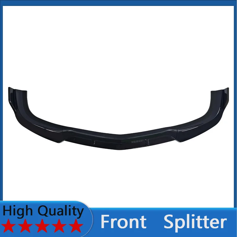 

For Mercedes C Class W204 2009-2014 Front Splitter Bumper Lips Spoiler Body Kit Accessories 3pcs