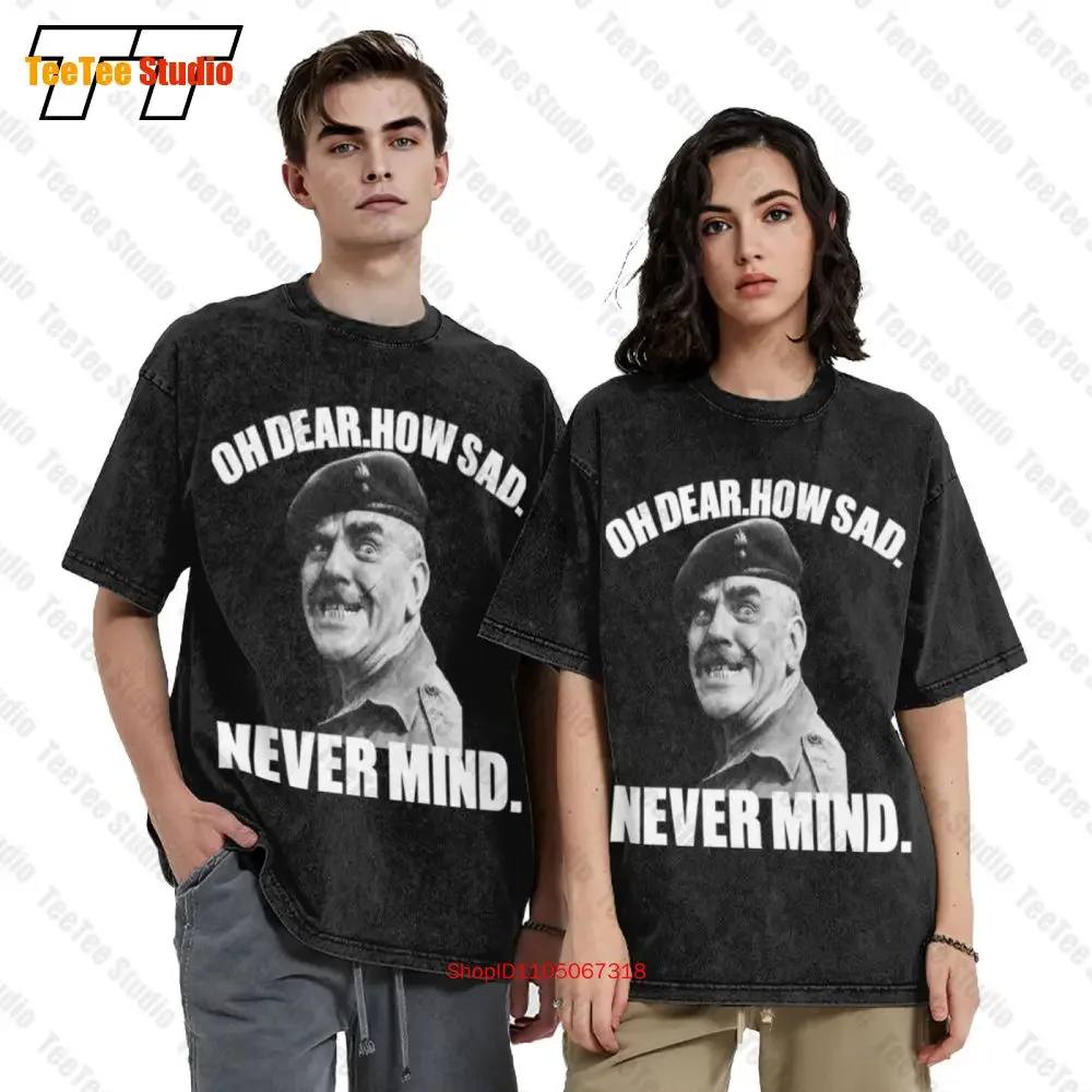 Oh Dear How Sad Never Mind Windsor Davies Ain'T Half Hot Welsh Wales Mum Essential Oversized T-Shirt JHND
