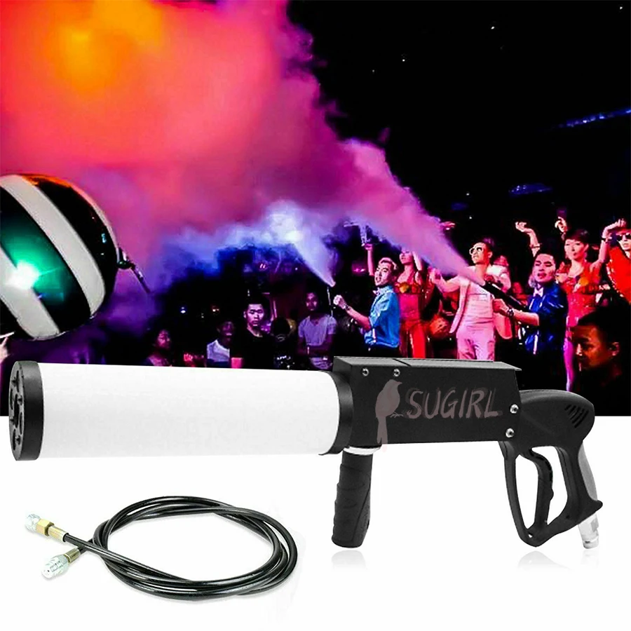 Dióxido de carbono Gás Coluna Gun, Bar Party LED, DJ Wedding Stage, Co2 Jet Machine Effect, Fogger, Smoke Gun, Distância Tiro, 0 imposto, 4pcs