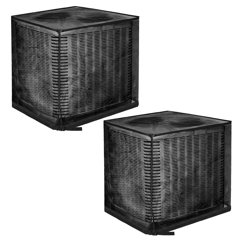 Air Conditioner Cover,All Seasons Mesh Air Conditioner Cover For Outdoor AC Unit,Adjustable AC Unit Protect Cover
