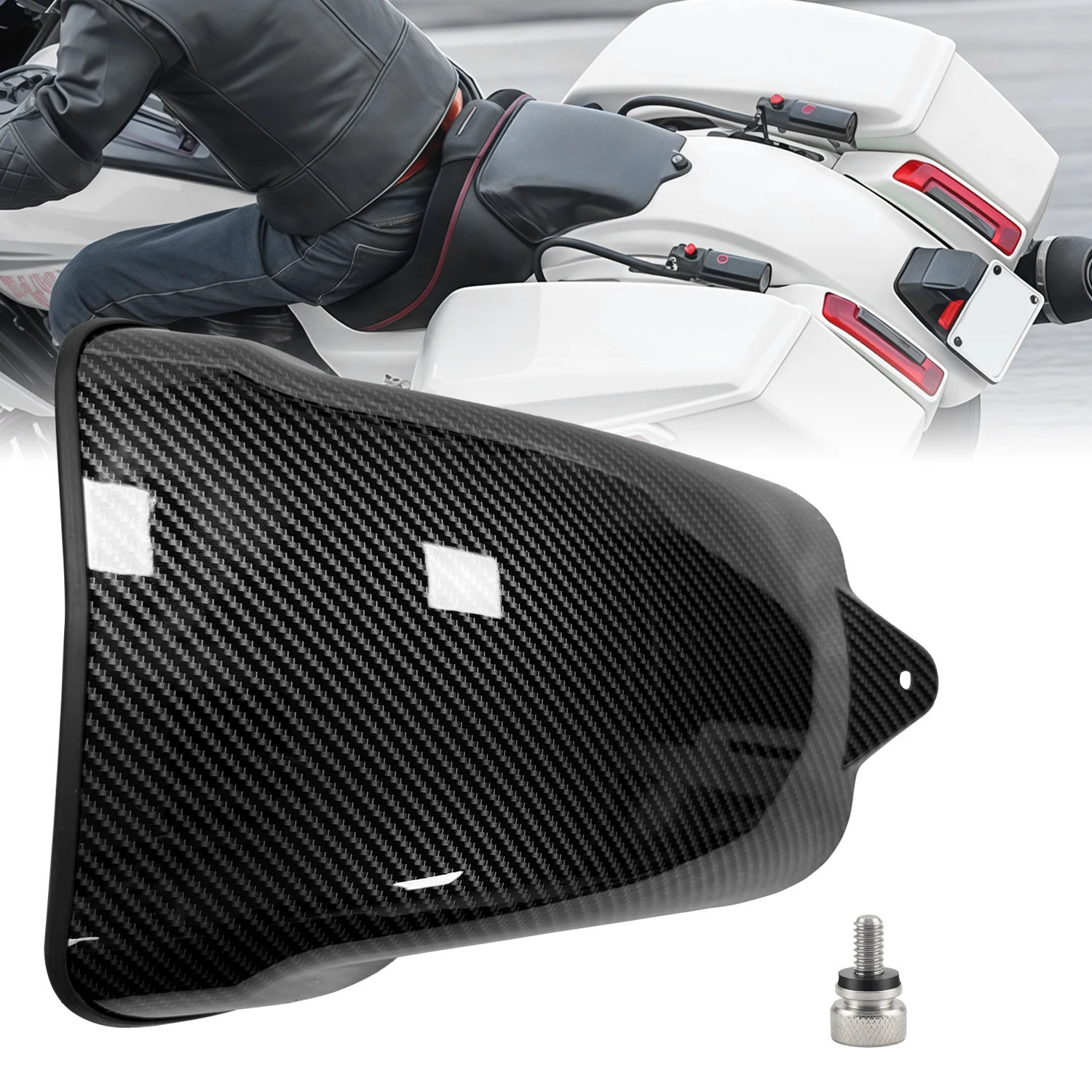 

NEW Motorcycle Seat Back Cover Rear Passenger Cowl Fairing Rear Hump ABS Fit For Harley CVO Road Glide ST FLTRXSE 2023 2024 2025