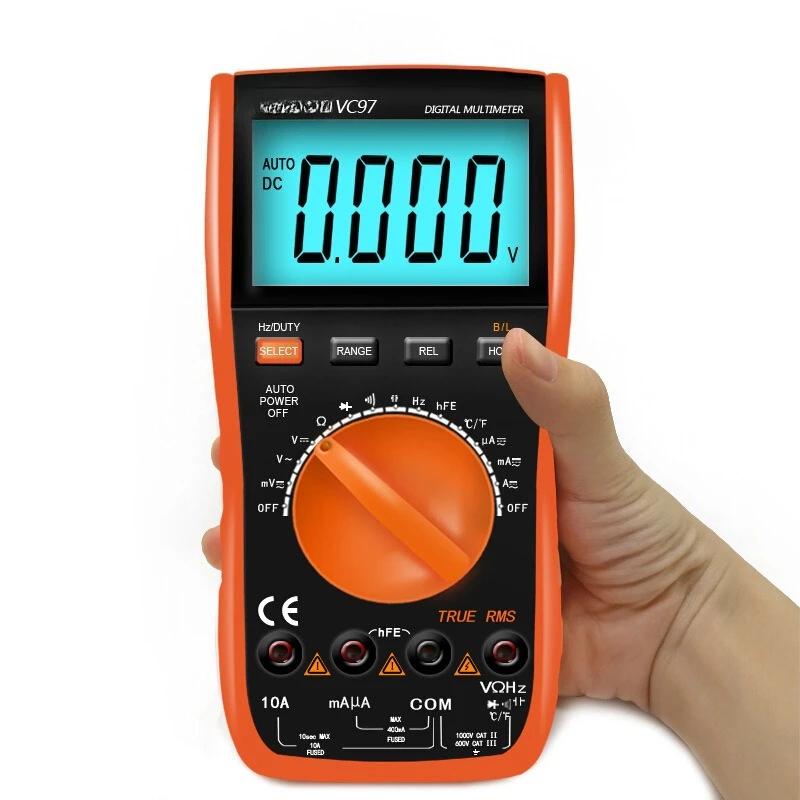 

VC97/17/18B/A Automatic Range Universal Meter Digital Display Electrical Multi-purpose Meter