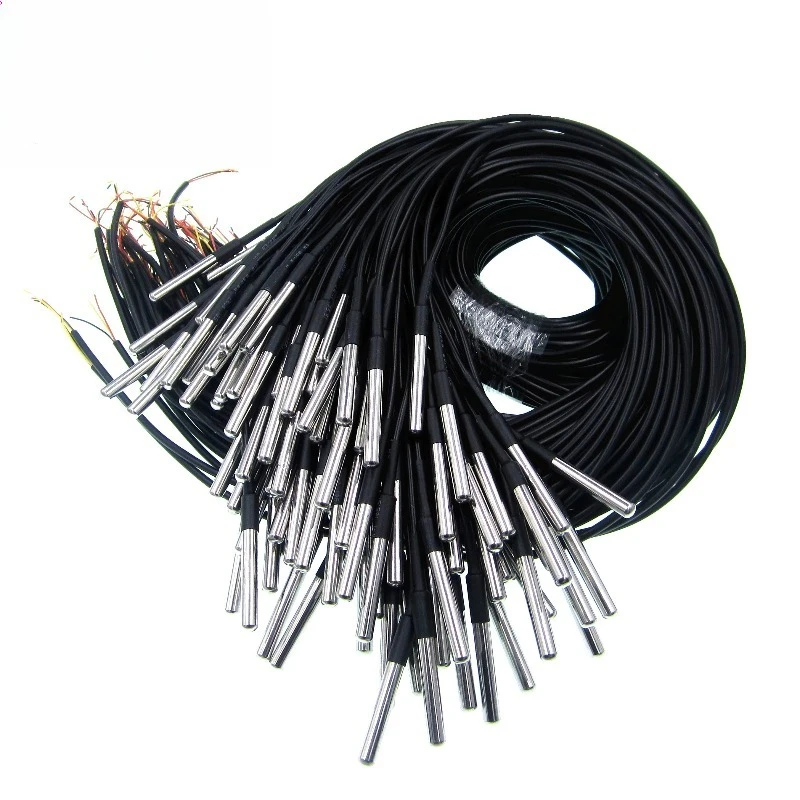 Waterproof 18B20 temperature probe temperature sensor Stainless steel package 1 meter/2meter/3meters wire DS18B20