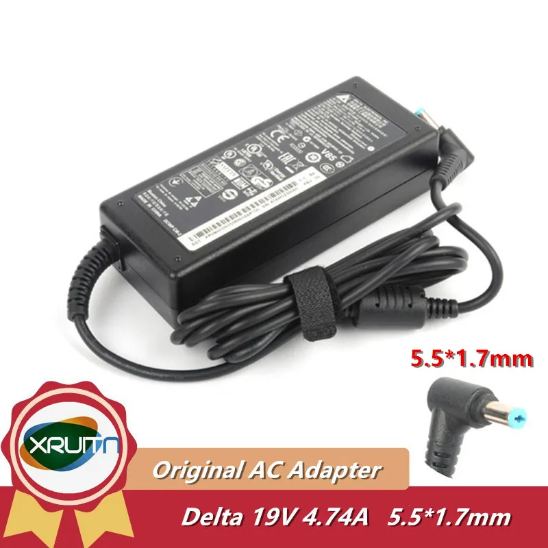 Delta AC/DC Adapter Charger For Acer Aspire 5 A515-52 5740G 5742G Laptop AP12AD02 PA-1900-24 ADP-90MD H 90W 19V 4.74A 5.5*1.7mm