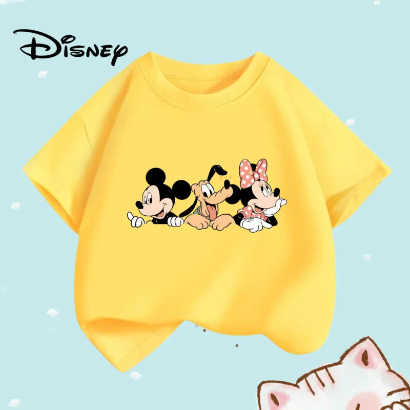 ملابس أطفال صيفية - تي شيرت بنمط الرسوم المتحركة لعائلة بيكسار - بلوزة عصرية برقبة دائرية وأكمام قصيرة #5