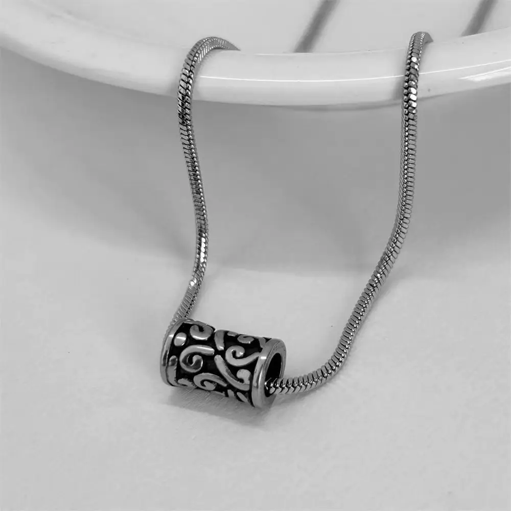 Exquisite jewelry men's trendy snake bone chain versatile simple small waist niche non-fading high street hip-hop style