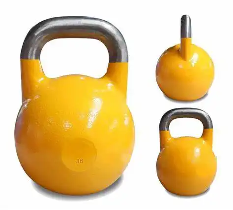 2025 Competition Steel Kettlebells 8kg Gym Fitness Training Cross Fit Weights IRON CAST Strength Training Newly
