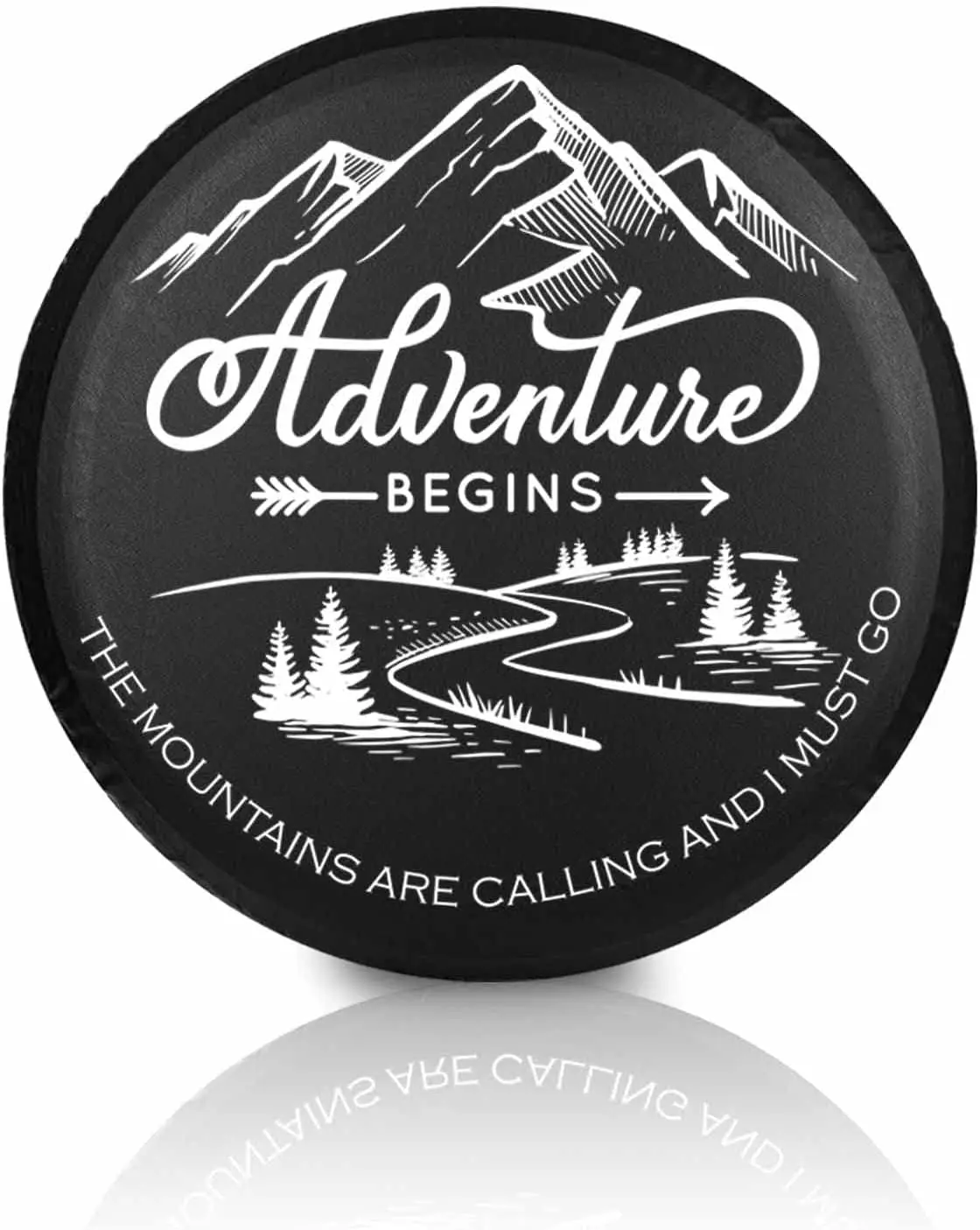 

Car Spare Tire Cover, Tire Covers for Truck, SUV, Trailer, Camper, Travel, Universal Fits Tire Diameter 14 Inch-17 Inch