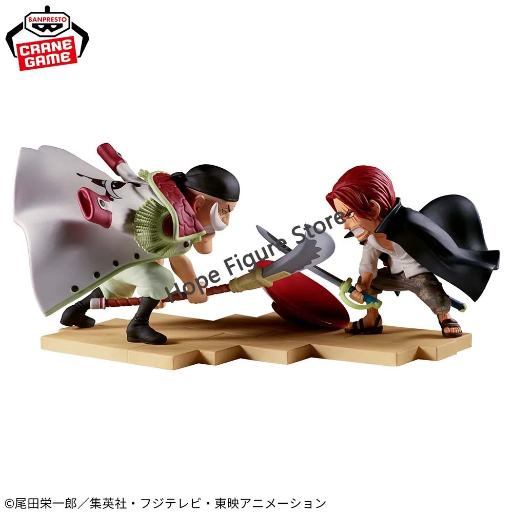 

In Stock Original BANPRESTO World Collectible Figure Log Stories One Piece Edward Newgate Shanks Figure Anime Model Genuine Toy