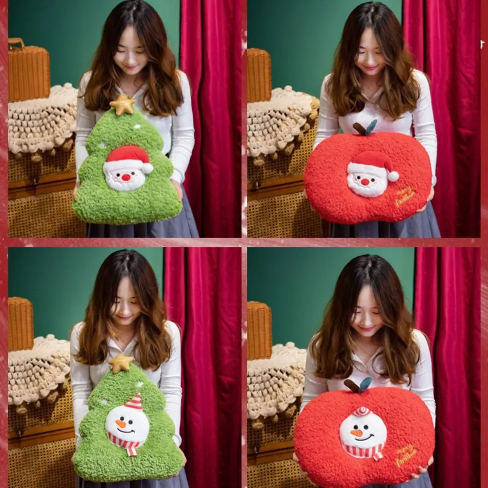 ตุ๊กตาซานตาคลอสต้นคริสต์มาสน่ารัก ตุ๊กตาการ์ตูนนุ่มพิเศษ ของตกแต่งคริสต์มาสสำหรับบ้าน