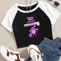 Young Miko Xoxo Tour 2024 Crop Tops T-Shirt Women Girls Fashion O-Neck Short Sleeves Fans Gift Tops