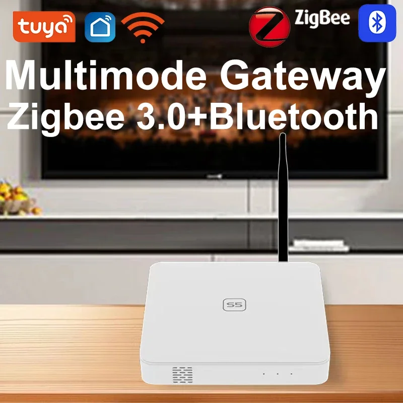 Tuya Multi-Mode ZigBee Bluetooth Gateway Hub Wireless Smart Home Appliances Remote Controller Bridge Support Alexa Google Home