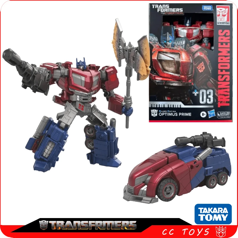 

In stock Takara Tomy Transformers Toy Studio Series SSGE-03 Optimus Prime Action Figure Robot Collection Children's Toy