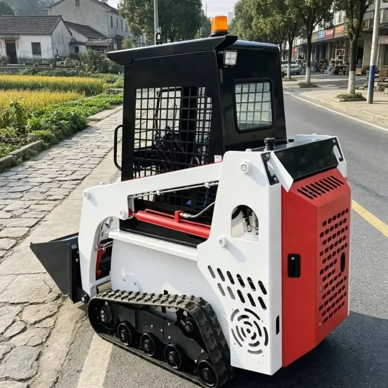 Customized Handling Skid Steer Equipment, Ride-on Multi-functional Skid Steer Loader, Construction Waste Transfer Loader