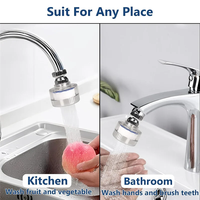 

【Горячий торт】Фильтр для раковины, 360 г. ° Вращающиеся фильтры для крана, очиститель, кухонный кран, фильтр для крана, фильтр для домашней кухни Du