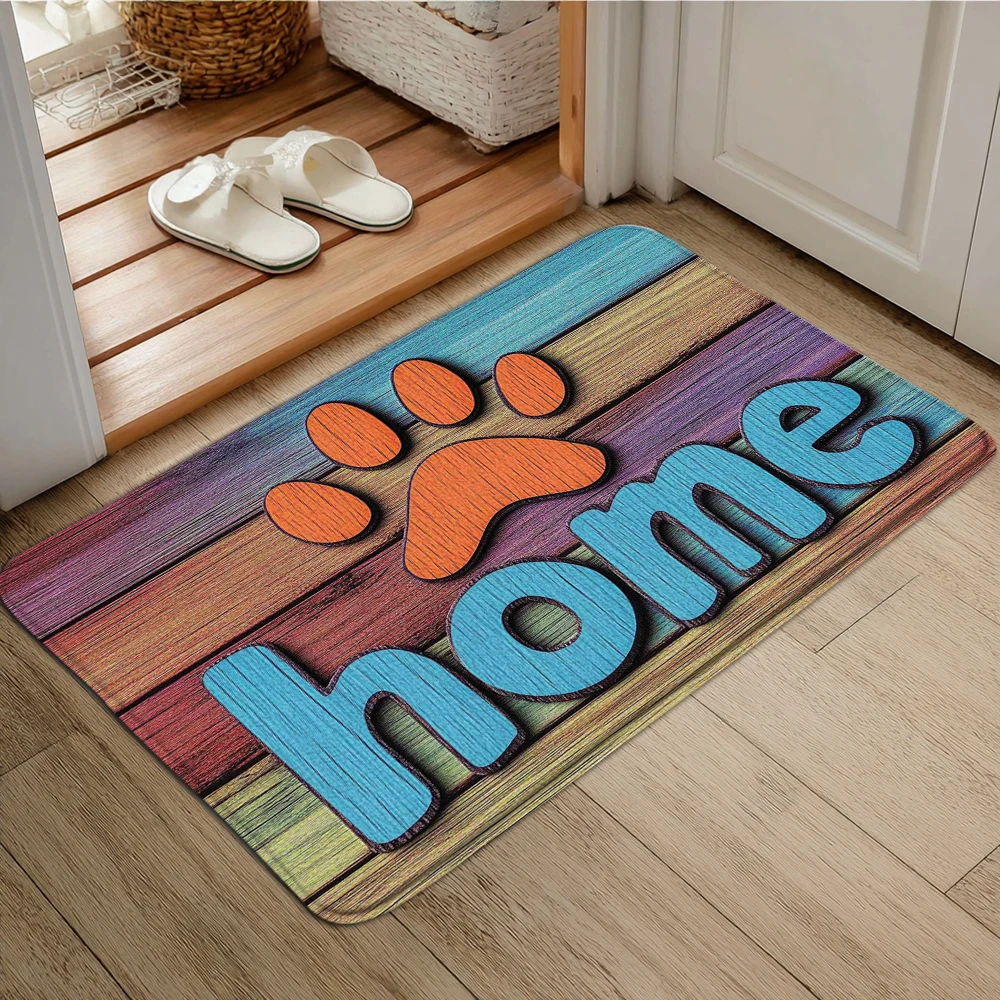 Cartoon Cute Cat Claw Carpet Soft Doormat Welcome Mat Living Room Kitchen Rug For Bedroom Outdoor Floor Mat Home Entrance Mat
