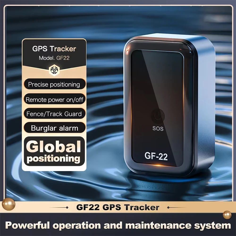 GF22 Mini Car Tracker Real Time Magnetic GPS อุปกรณ์ Anti-Loss Location รถแทรกเตอร์ที่แม่นยํา SLM ข้อความ Positioner SOS ALARM อุปกรณ์