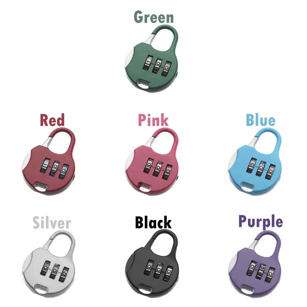 1pcs HOT Metal Diary Protector Gym Combination Code Locker Case Supply 3 Digit Dial Security Tool Password Lock Padlock