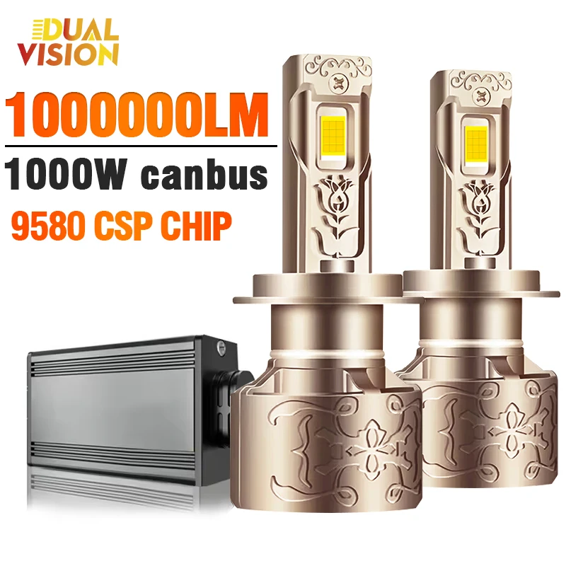 

2Pcs H4 H7 Led Headlight H4 H1 H8 H11 H9 9005 HB3 9006 HB4 9012 HIR2 Canbus 1000W Car Headlight Bulb Turbo Lamp Automobiles 12V