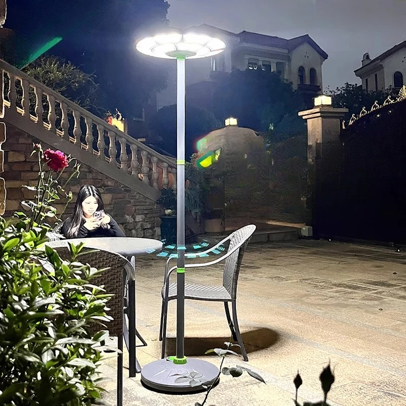 

High power solar garden light outdoor garden villa dark automatic light charging home floor lamp