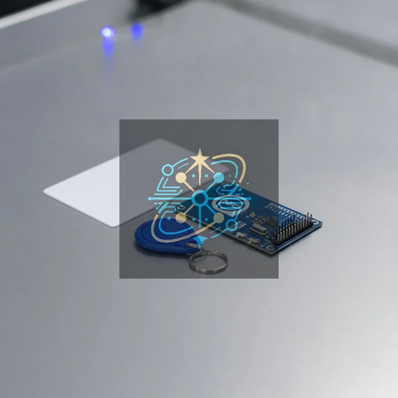 NFC RFID Reader Writer Module for Electronics Hobbyists with Tags for DIY Access Control Projects