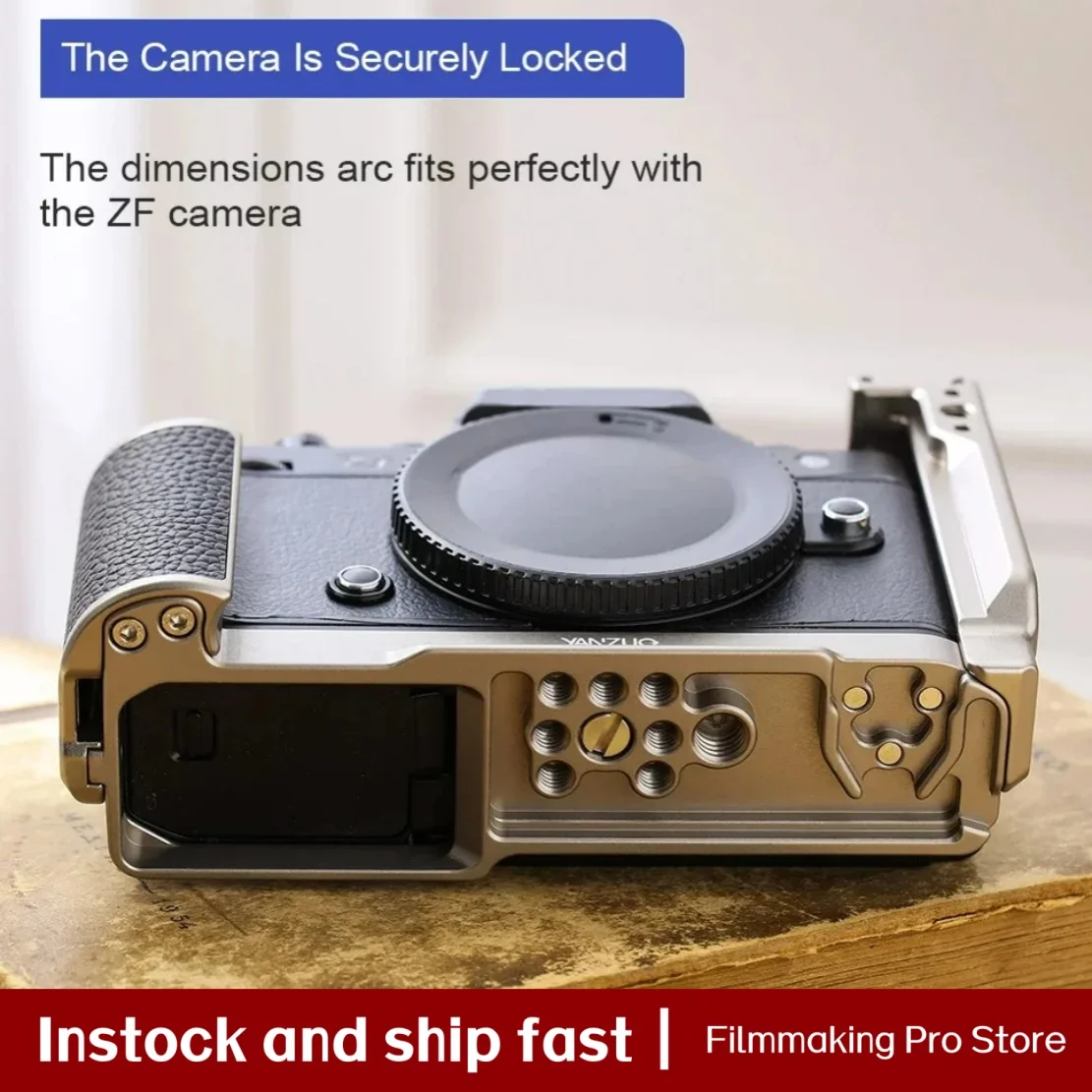 YANZUO Aluminum Camera Cage for Nikon ZF Camera