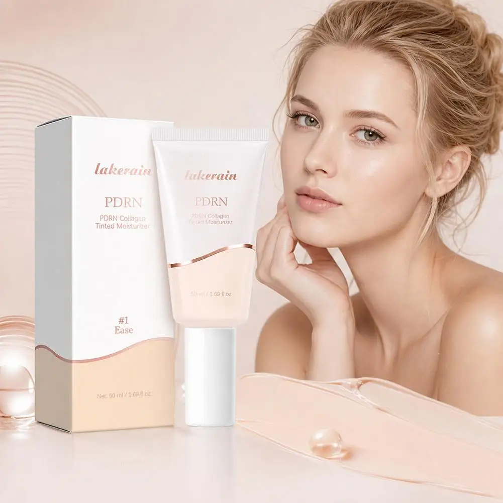 PDRN Collagen Tinted Moisturizer All-day Fresh Makeup Deep Nourishes Even Complexion Silky Smooth Texture Moisturizer