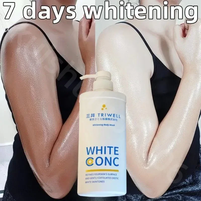 

550ml Whitening Body Wash Shower Gel Deep Cleansing Removing Dirt Dead Skin Oil Control Even Skin Tone To Lighten Pigmentation