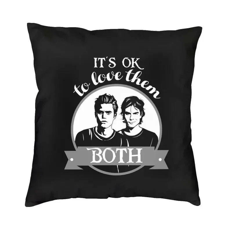 Kai Parker The Vampire Diaries Cushion Cover Double Side 3D Printing TV Show Floor Pillow Case For Car Pillowcase Home Decor