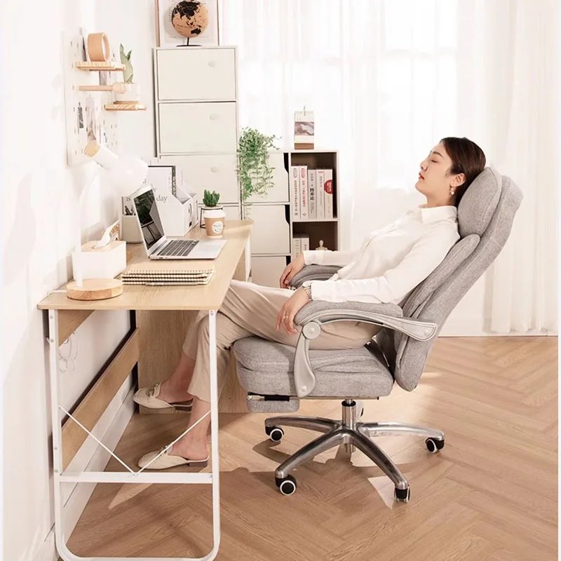 Computer Office Chair Desk Ergonomic Home Bedroom Ergonomic Office Chair Dinning Vanity Silla De Escritorio Salon Furniture