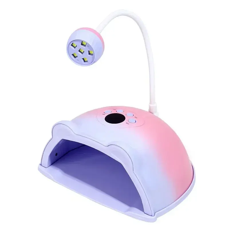 Two-In-One Rotatable Nail Drying Lamp Dryer for Manicure Fast Curing Gel Polish Professional Lamp Salon Tools