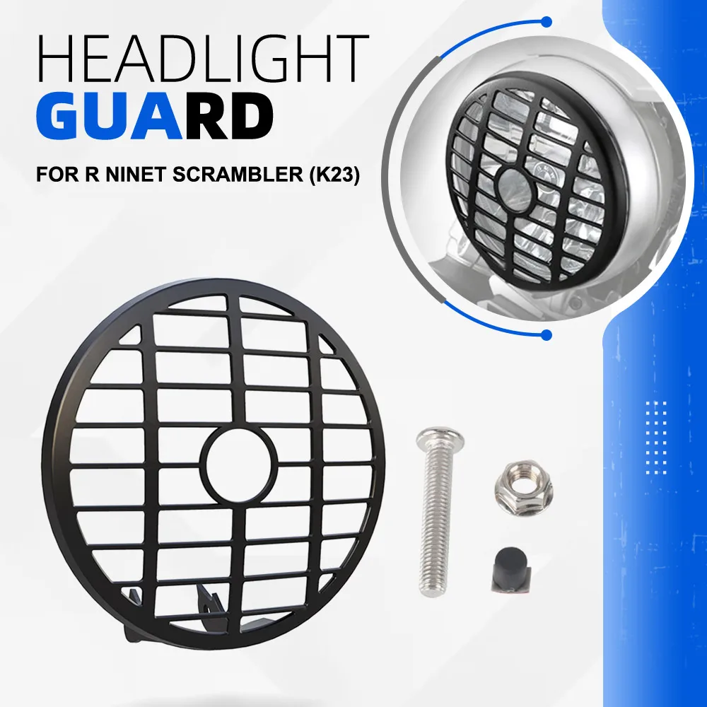 

RnineT Scrambler Headlight Guard For BMW R NineT Scrambler (K23) Motorcycle Accessories Headlamp Grill Head Light Protect Cover