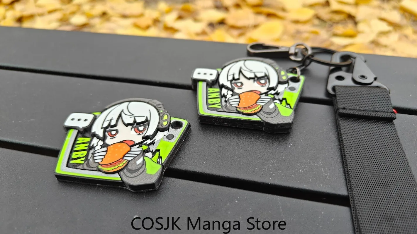 Anime Zenless Zone Zero Fanmade Hoshimi Miyabi Bernice Amble 3D Keychain Fridge Magnet Bag Charm Model Pandent Game Souvenir view 5