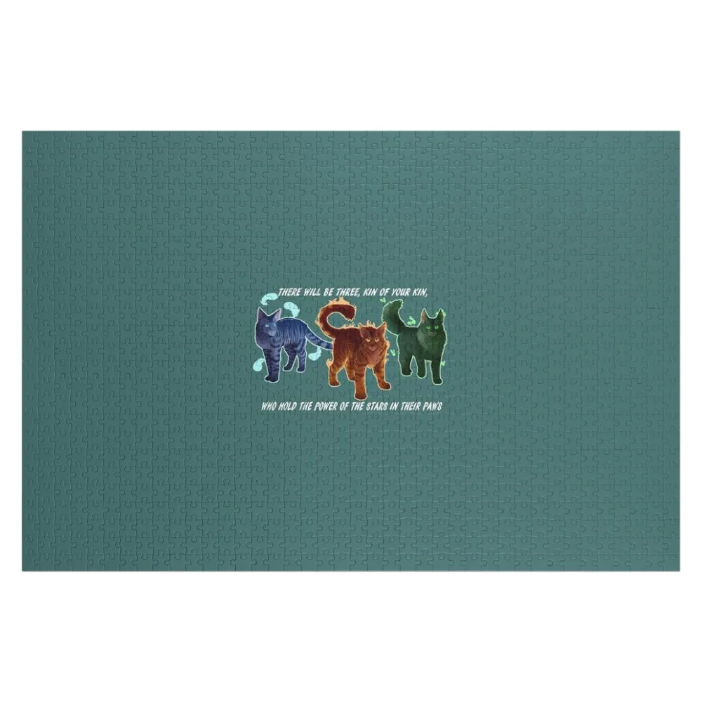 

Power Of Three (Warrior Cats) Jigsaw Puzzle Animal Custom Gift Personalised Name Puzzle