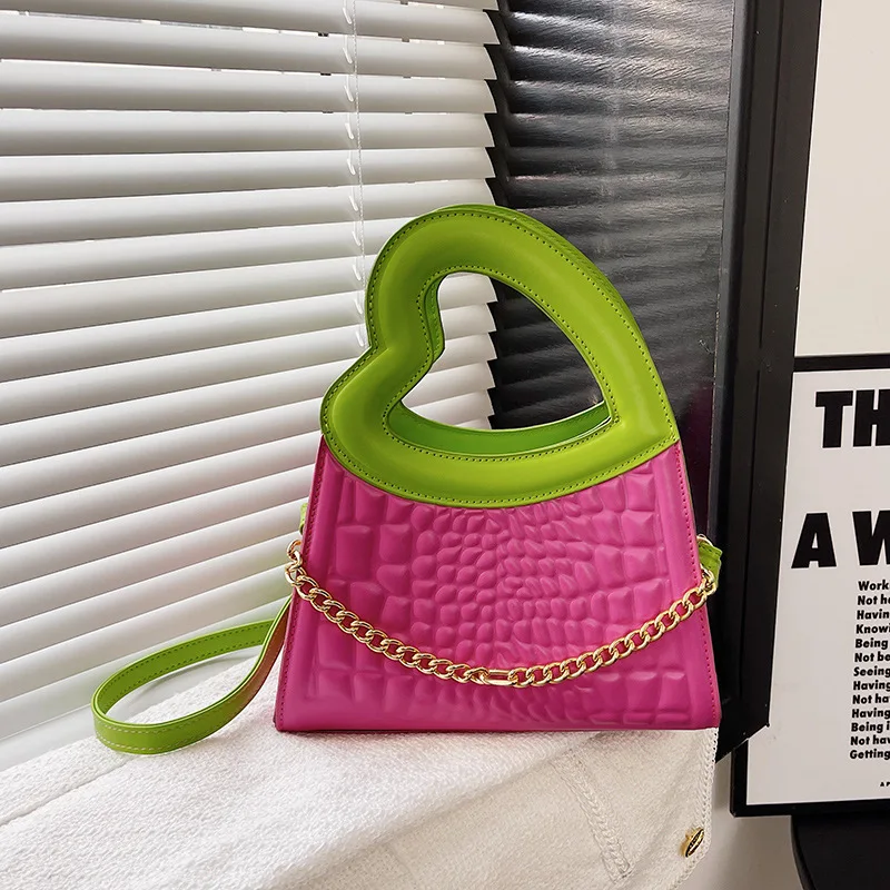 حقيبة هلال عصرية لعام 2025 للنساء، حقيبة كبيرة تحجب الألوان، حقيبة كروس فريدة من نوعها ومحفظة كتف للاستخدام اليومي