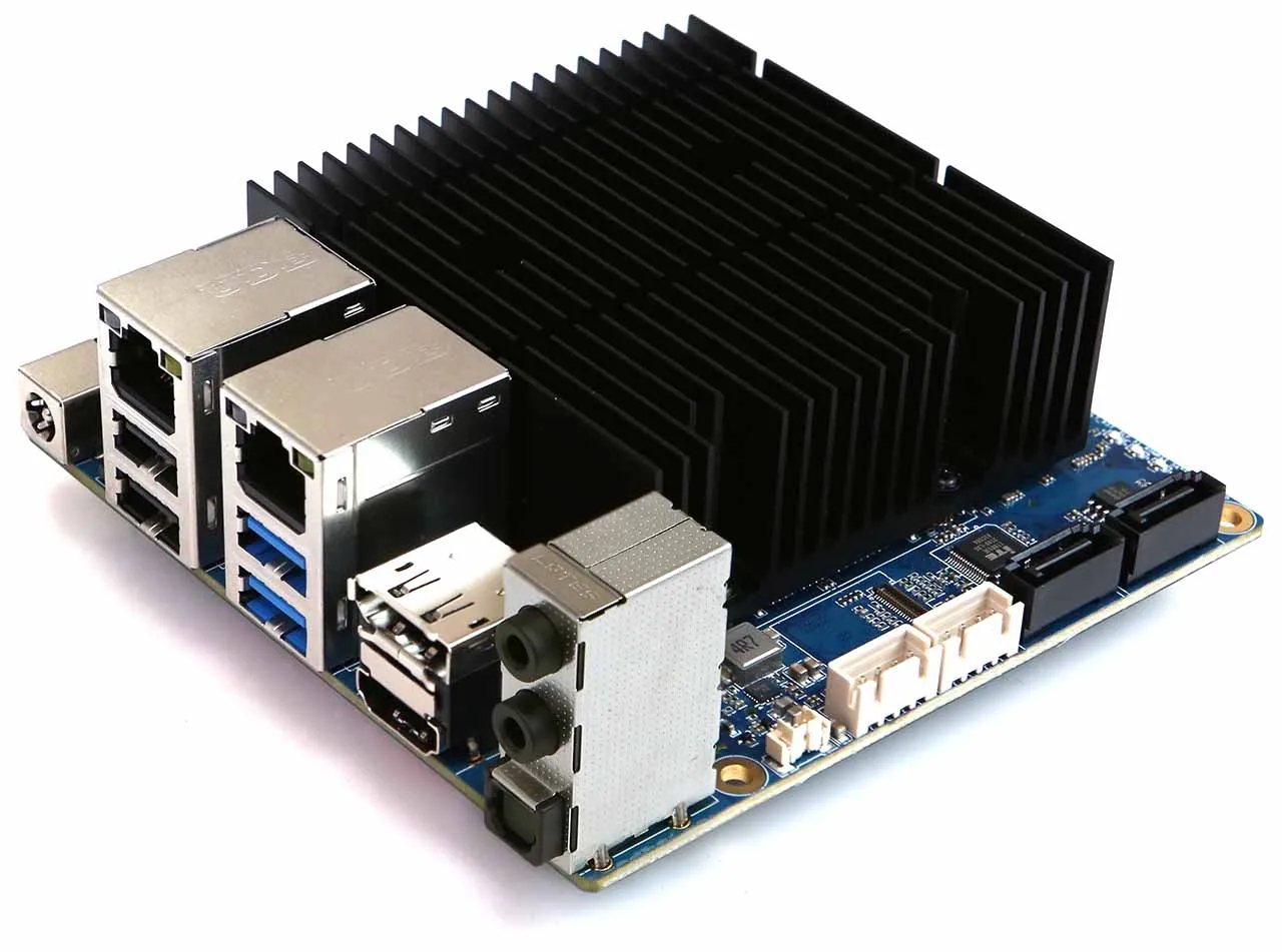 ODROID-H3+ x86 Board: Intel N6005 CPU, 64GB RAM, dual 2.5GbE, M.2 NVMe, dual SATA, HDMI/DP ports